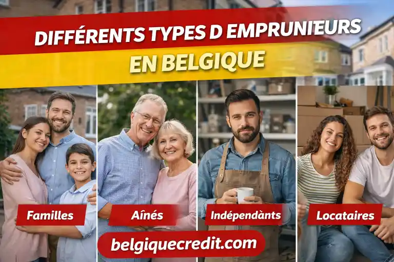 Les types d’emprunteurs en Belgique