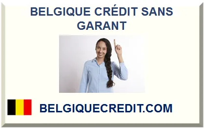 BELGIQUE CRÉDIT SANS GARANT